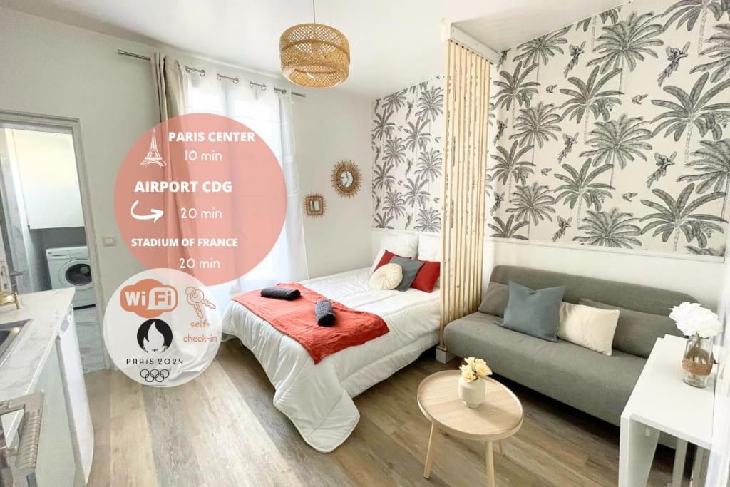 Studio 10Min Paris Centre I Cdg Drancy Kültér fotó